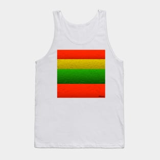 Stripes Red Yellow and Green Tank Top